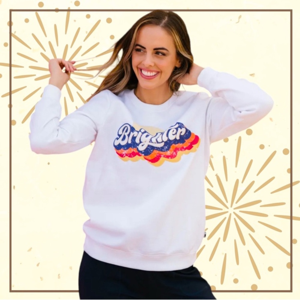 Zyia “Brighter” Graphic Sweatshirt